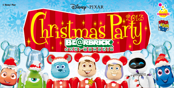 Disney PIXAR Christmas Party 2013 Be@rbrick | Toy Beast