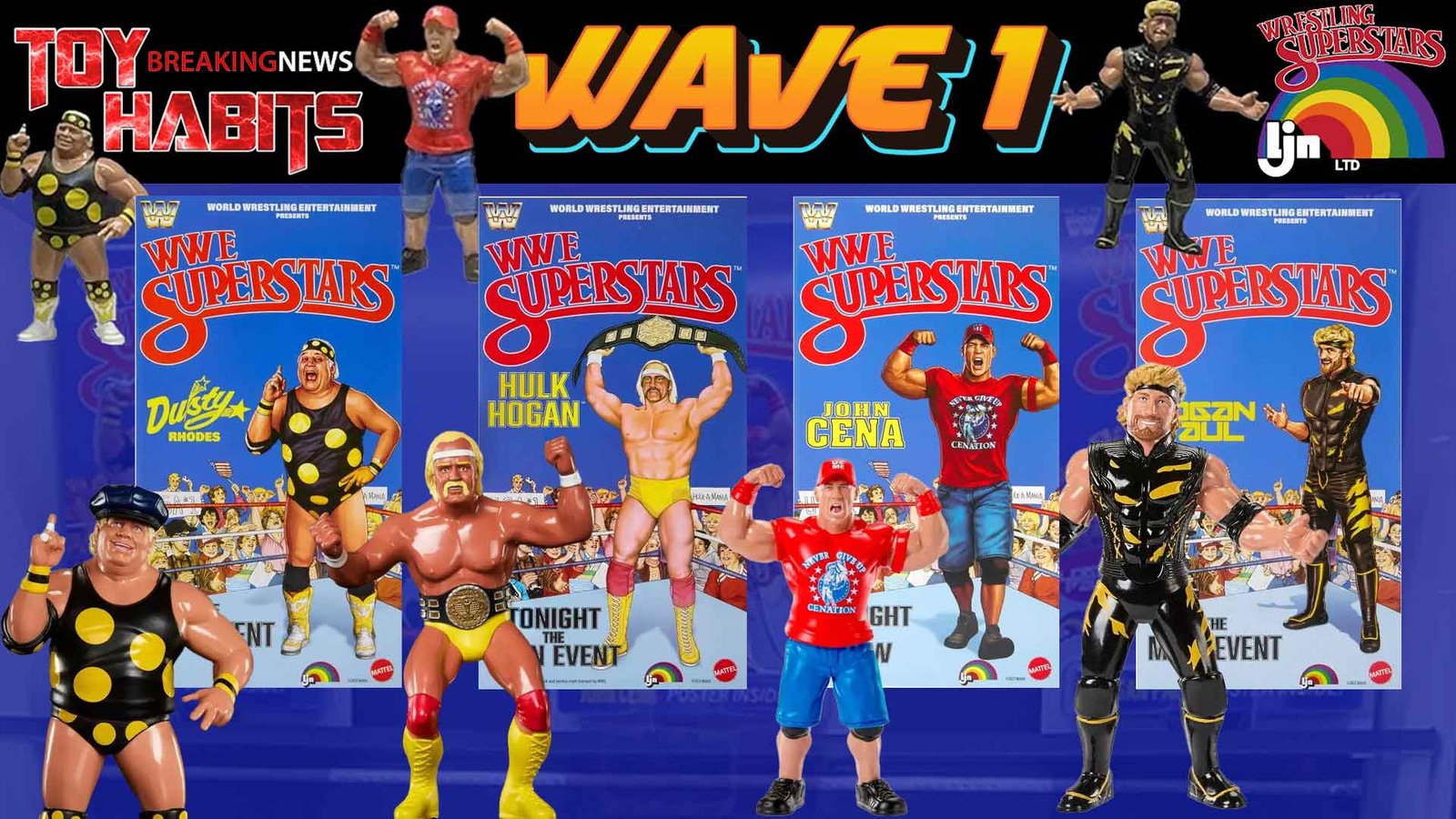 WWE LJN Superstars Retro Wave 1 Official Images & Preorder