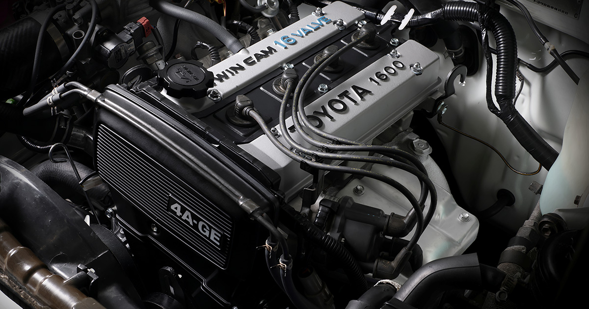 カローラレビン・スプリンタートレノ（AE86）エンジン部品の復刻を決定