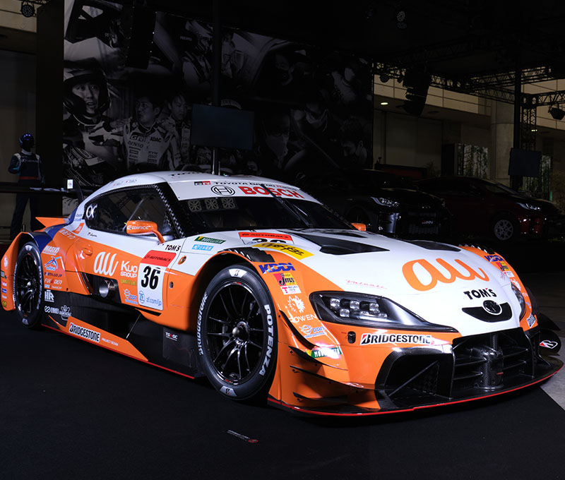 GR Supra GT500 TGR TEAM au TOM'S #36 | CAR LINEUP | 東京オート