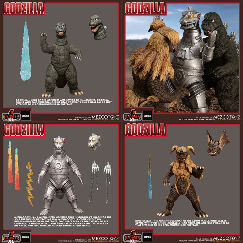 ゴジラvsメカゴジラ 5ポイント XL ボックスセット 【メズコ社】