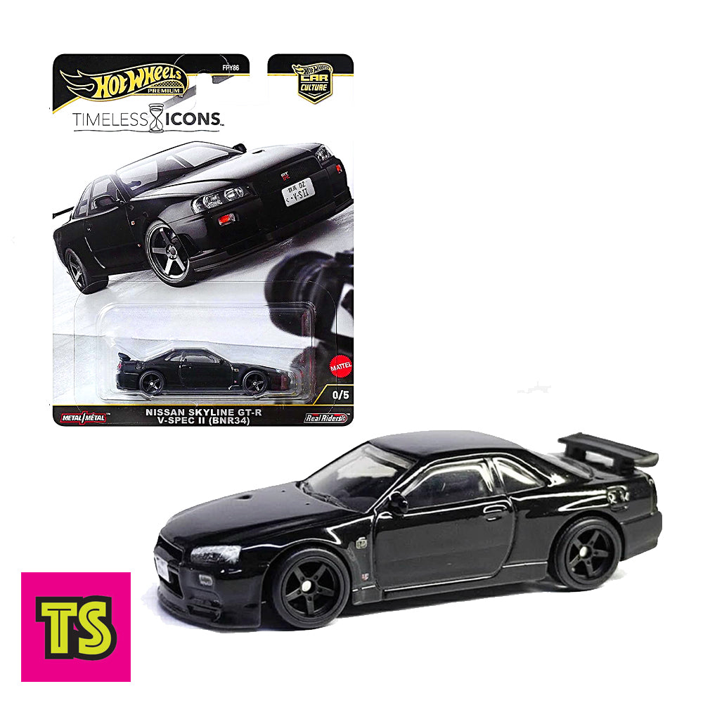 Nissan Skyline GT-R V-Spec II (BNR34), Hot Wheels Premium Car