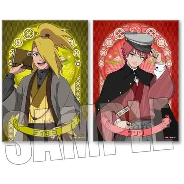 らくピタポスター NARUTO-ナルト- 疾風伝/デイダラ&サソリ 書生風ver