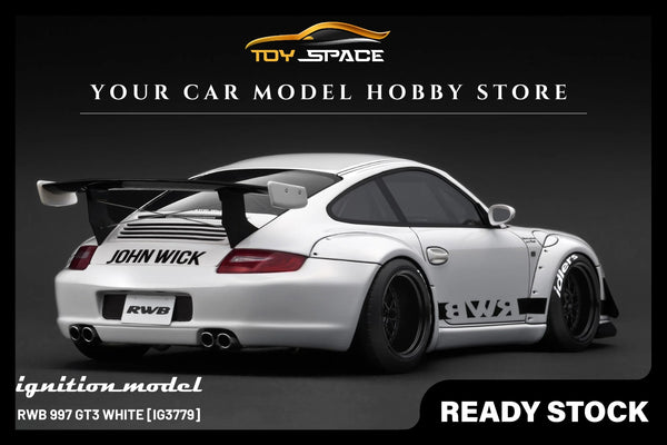 IGNITION MODEL] 1:18 RWB 997 GT3 White [IG3779]