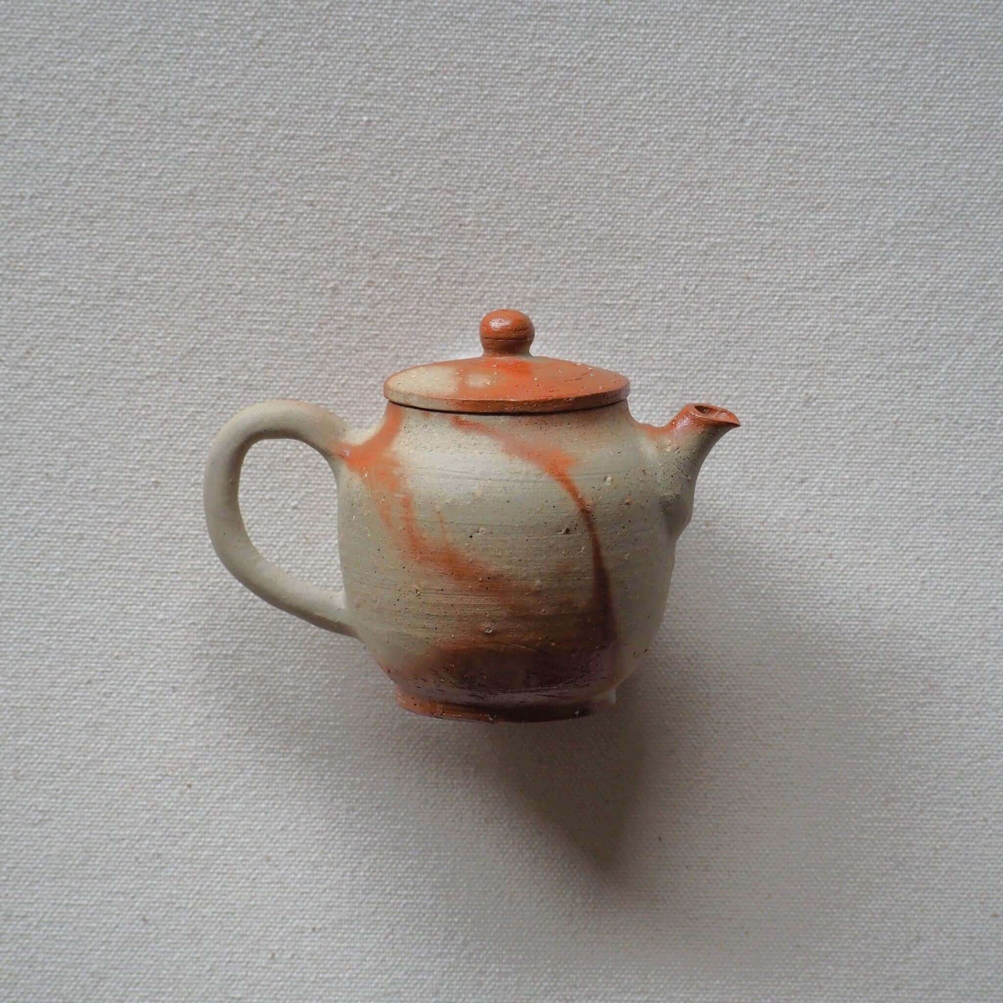 備前焼 火襷急須ギフトパッケージ [東山堂煎茶器店 オンラインショップ