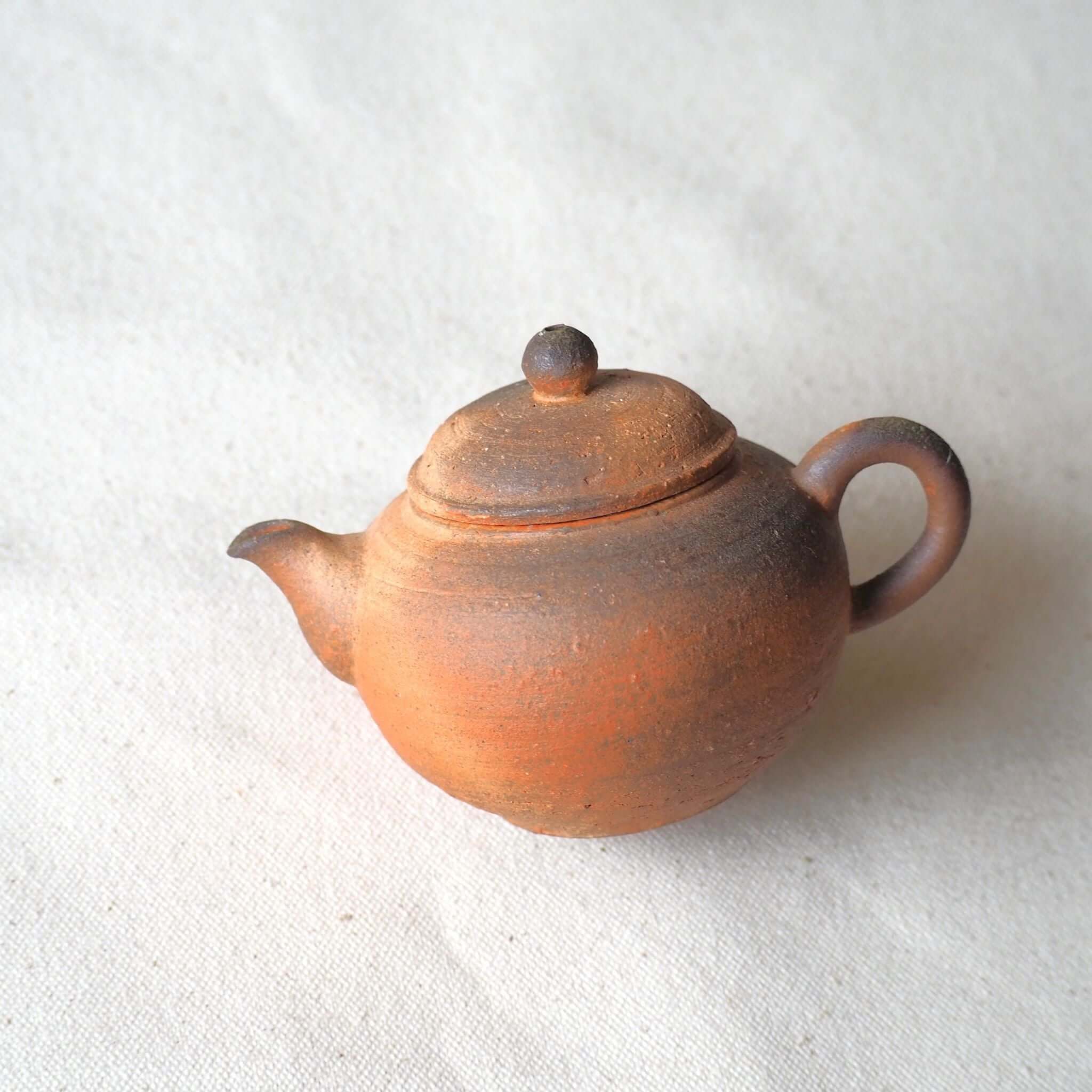 備前焼 森一朗工房作 胡麻急須 [東山堂煎茶器店 オンラインショップ