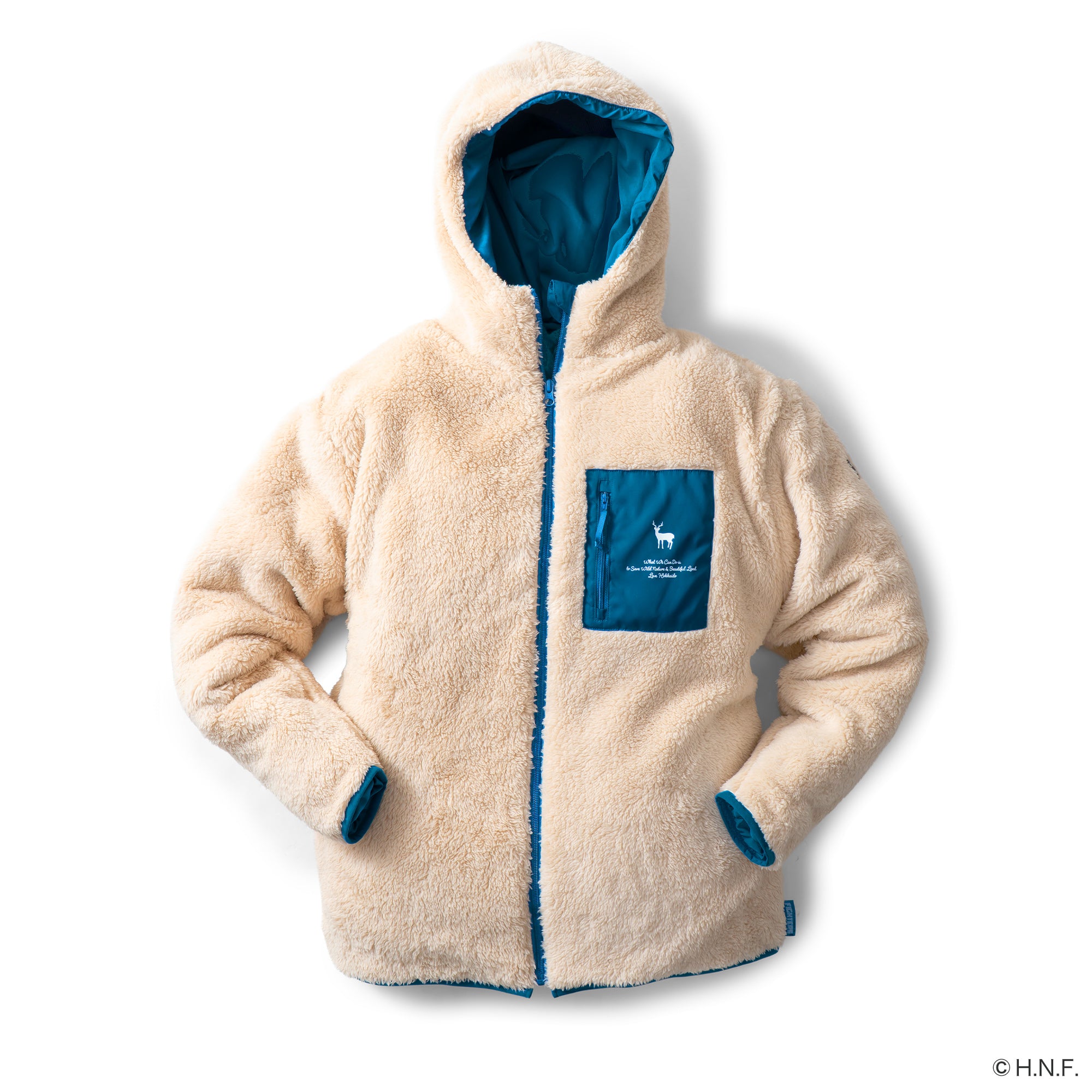 F/MODE TNOC THE FLEECE HOODIE ZIPUP2.5