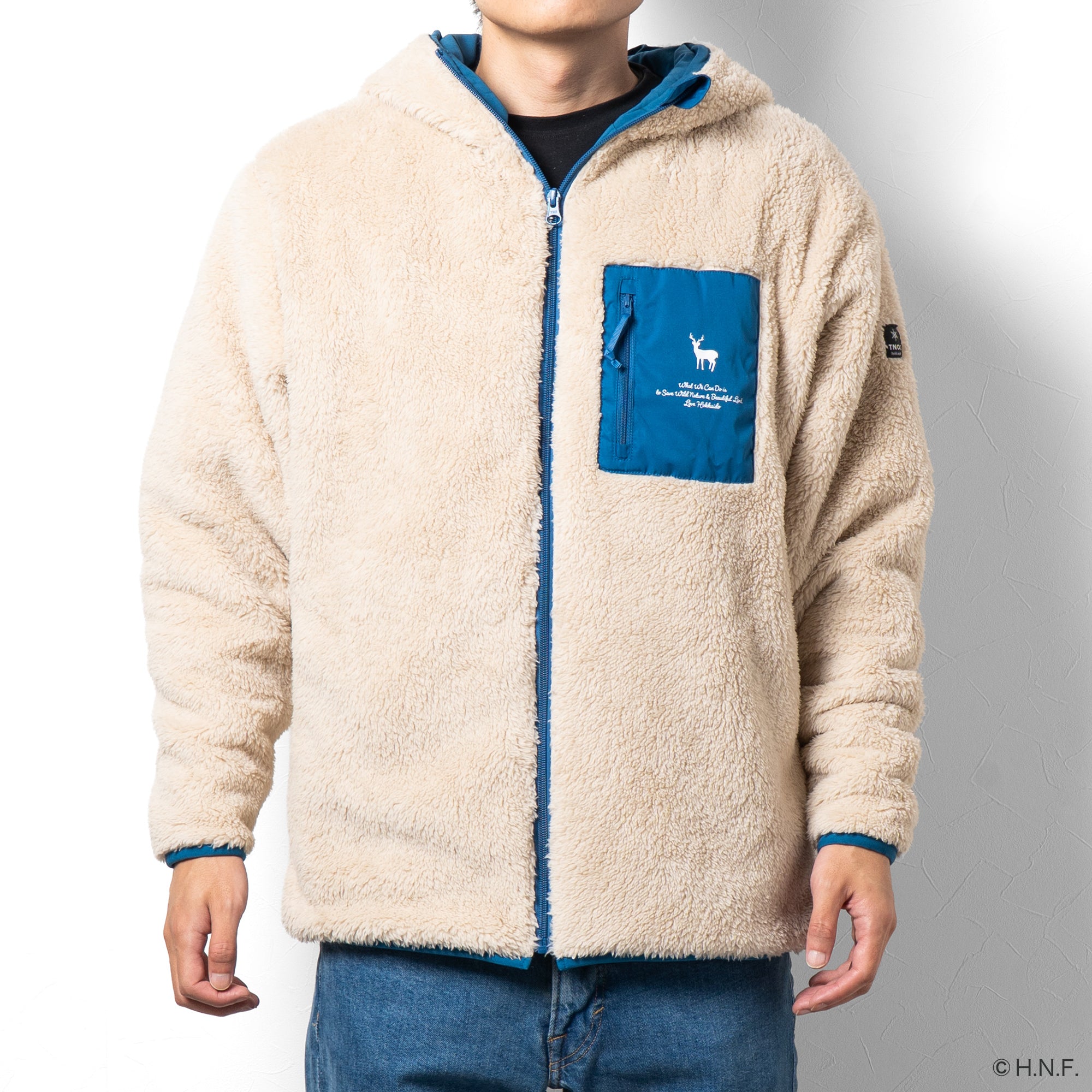 F/MODE TNOC THE FLEECE HOODIE ZIPUP2.5