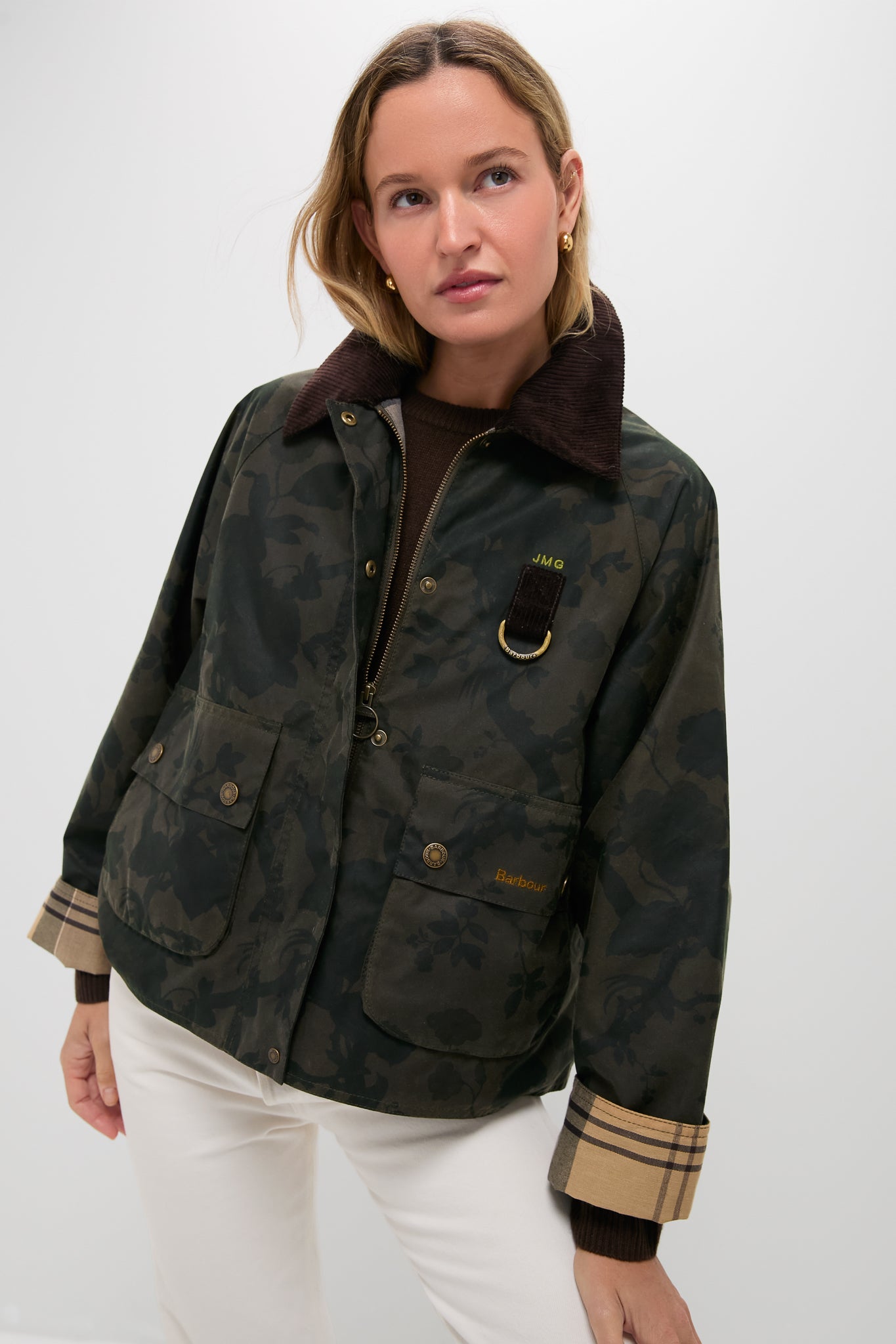 Archive Olive Barbour x Tuckernuck Beverly Wax Jacket | Barbour x