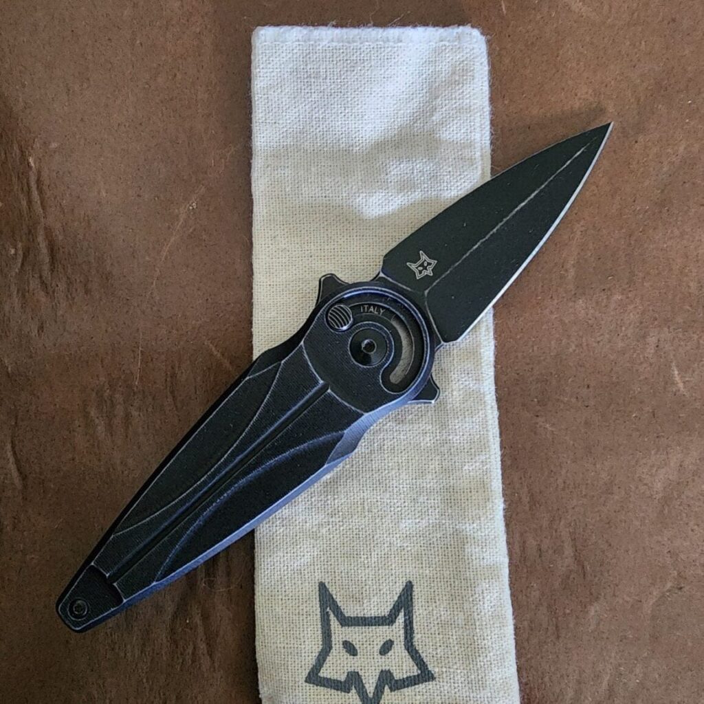 Fox Knives LEFTY FX-551 SX ALB Saturn in N690 gently used For Sale