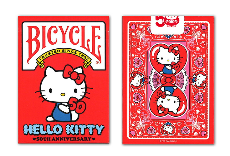 楽天市場】【トランプ】BICYCLE HELLO KITTY 50TH ANNIVERSARY