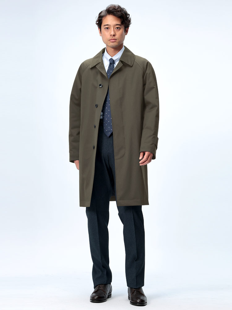 楽天市場】ステンカラーコート メンズ ビジネス 紳士 透湿防水