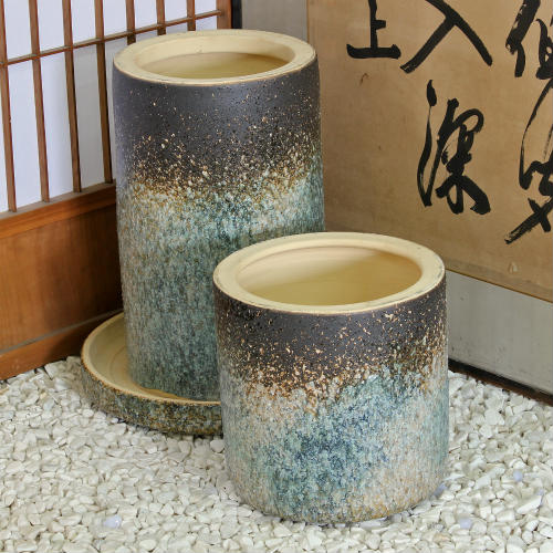 楽天市場】【ポイント10倍】信楽焼 ガーデン テーブル セット 3点(2名