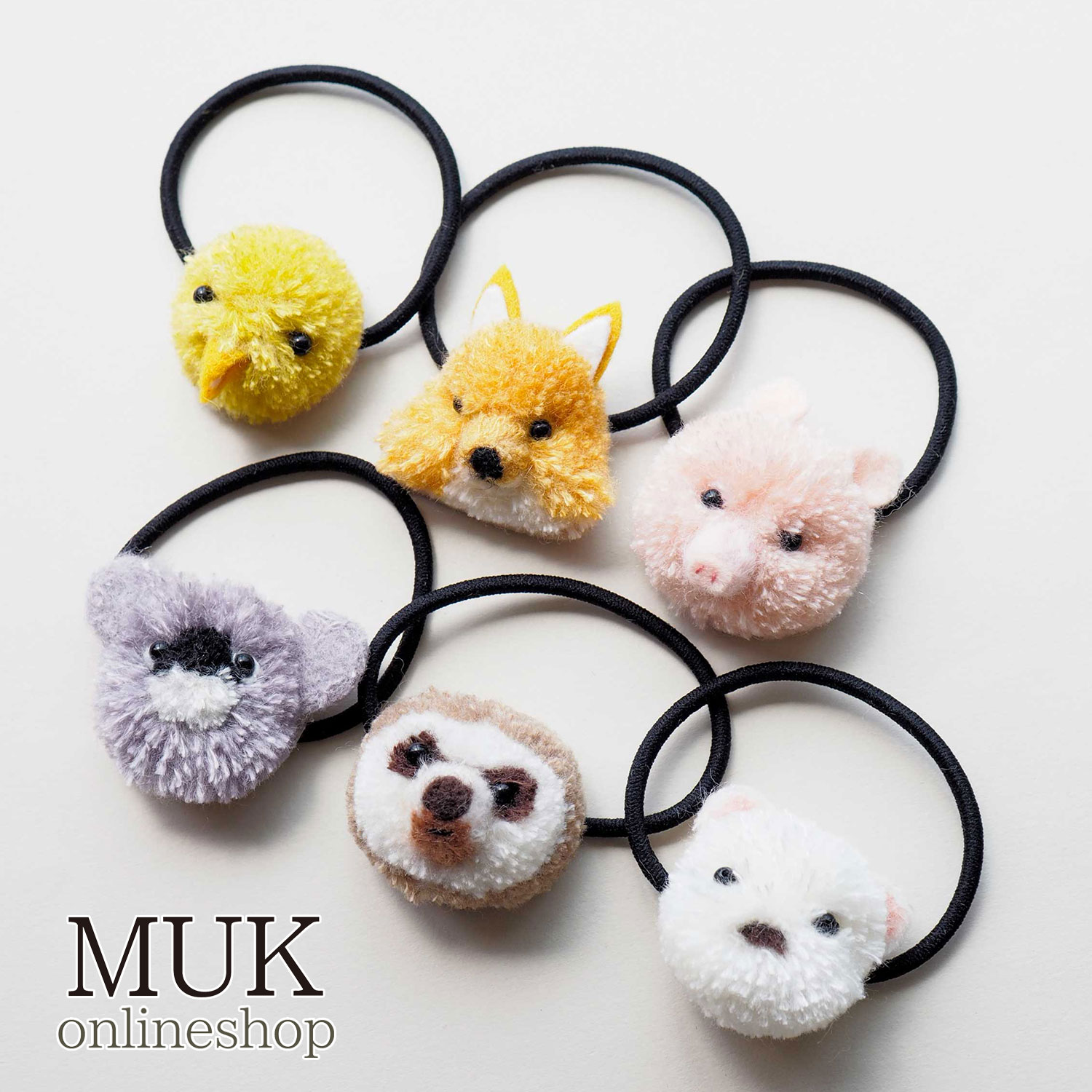 楽天市場】ヘアゴム ポニー ゴム隠し 動物 どうぶつ アニマル