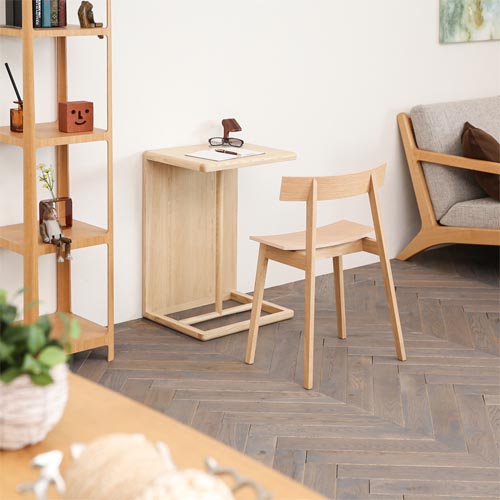 楽天市場】旭川家具 WOW ワオ half chair ハーフチェアオーパスワン