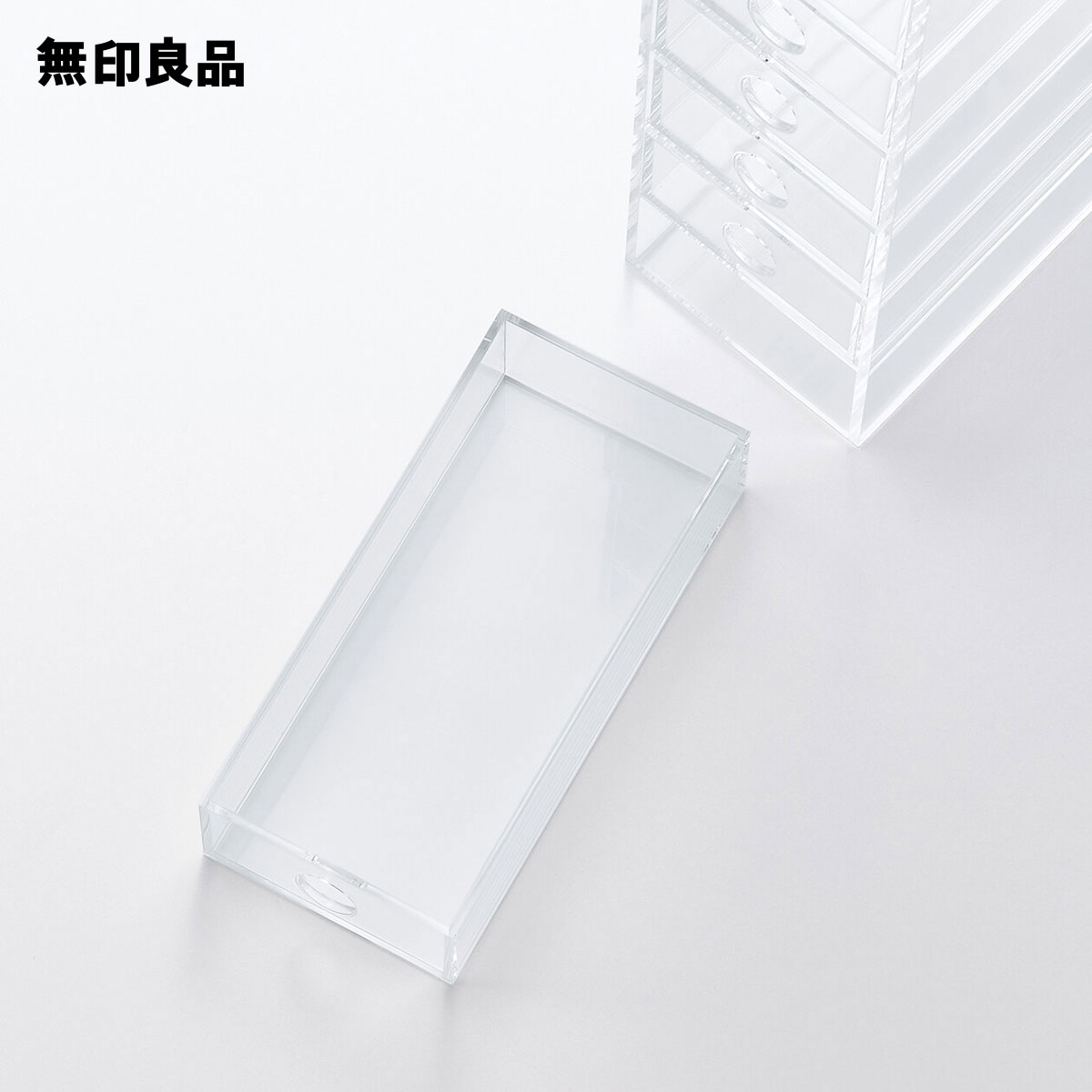 楽天市場】アクリル小物収納・6段 約幅8．7×奥行17×高さ25