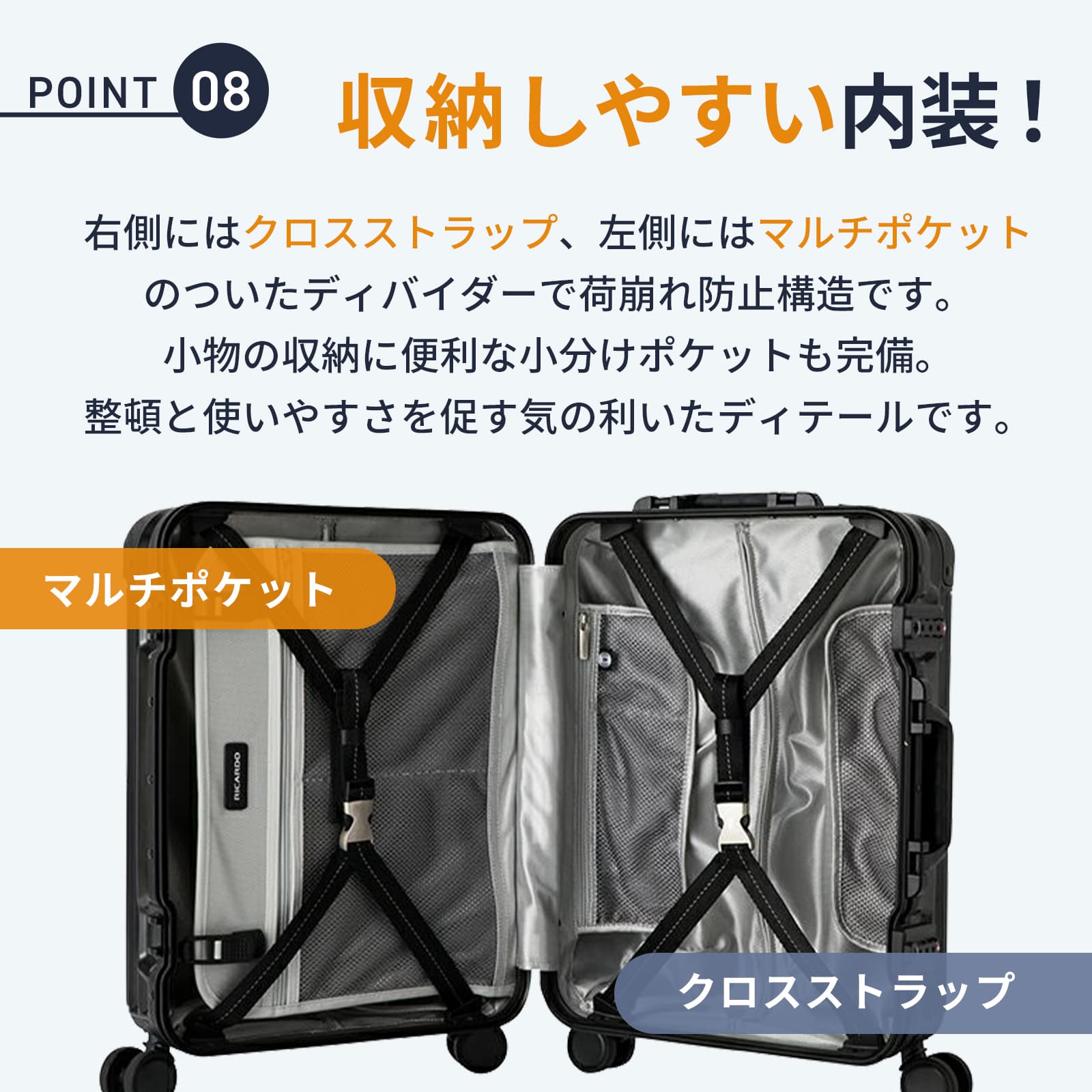 楽天市場】正規品 リカルド RICARDO スーツケース 機内持ち込み S