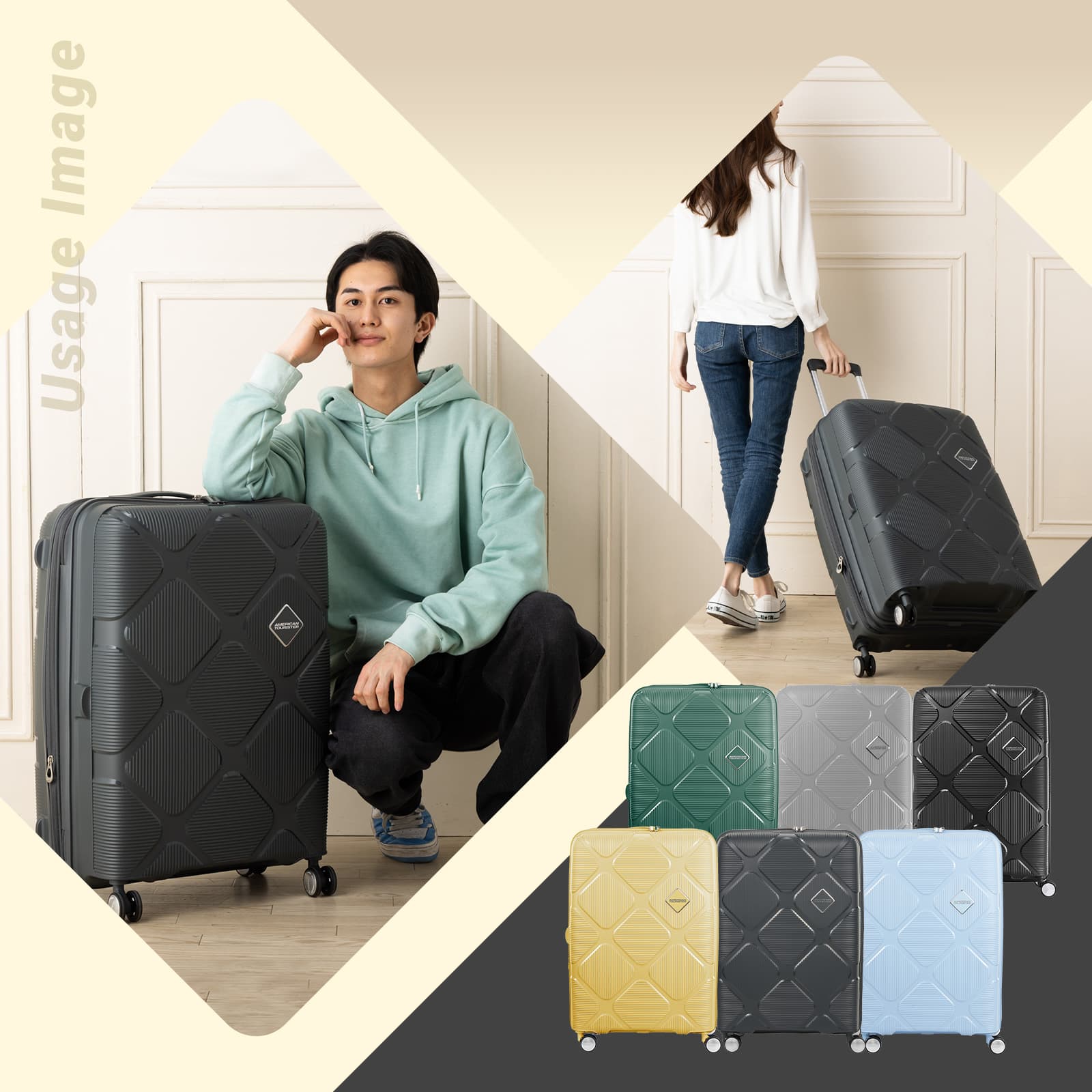 楽天市場】正規品 アメリカンツーリスター American Tourister スーツ