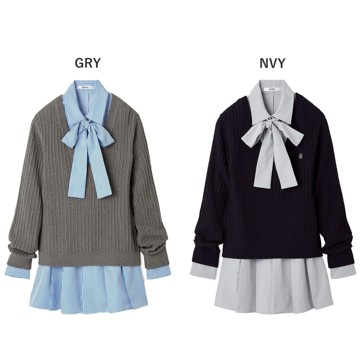 楽天市場】SALE50%OFF スナイデル SNIDEL シャツコンビチュニック