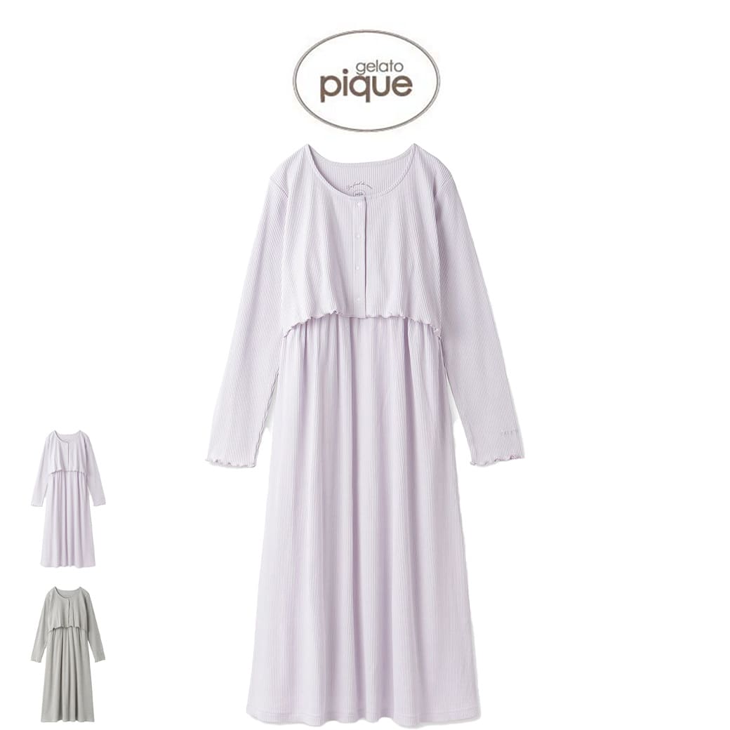 楽天市場】gelato pique ジェラートピケ マタニティリブワンピース