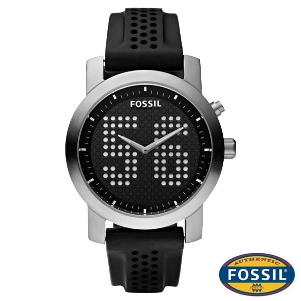 楽天市場】FOSSIL フォッシルメンズ 腕時計デジタルスクロール