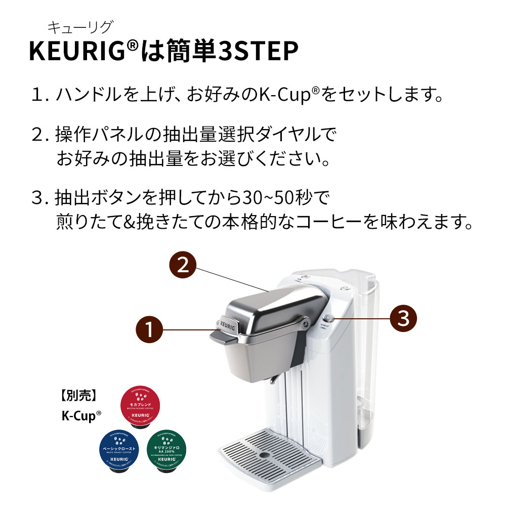 楽天市場】KEURIG キューリグ カプセルコーヒーマシン BS300 K-Cup専用