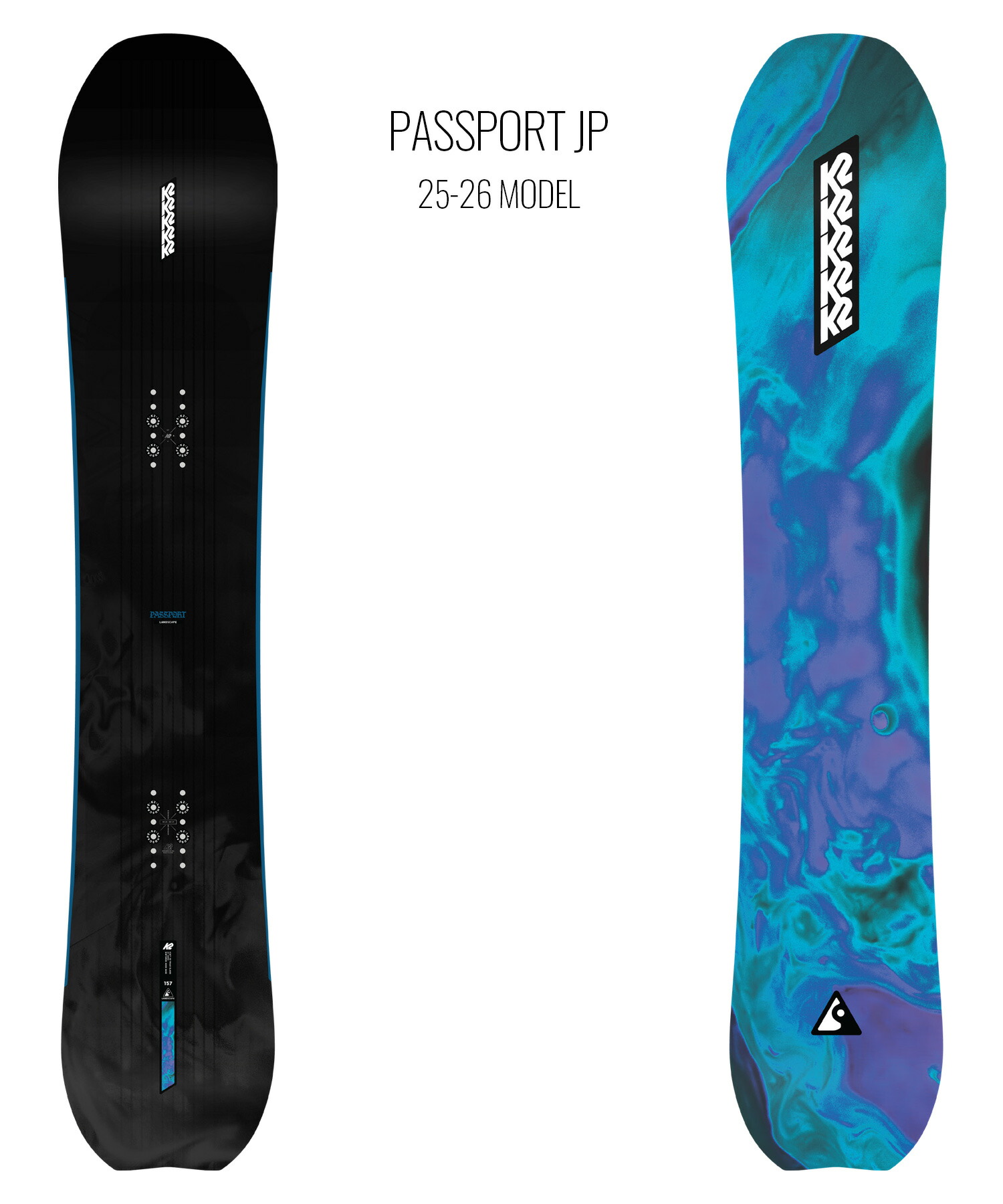 楽天市場】K2 ケーツー スノーボード 板 メンズ PASSPORT JP ムラサキ