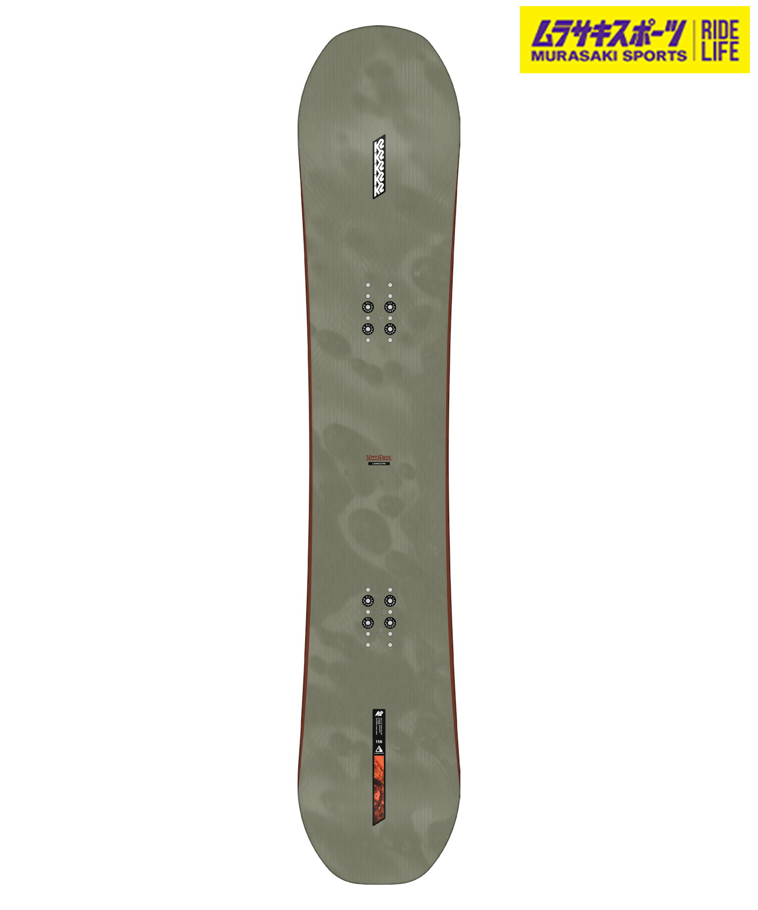 楽天市場】K2 ケーツー スノーボード 板 メンズ MANIFEST JP ムラサキ