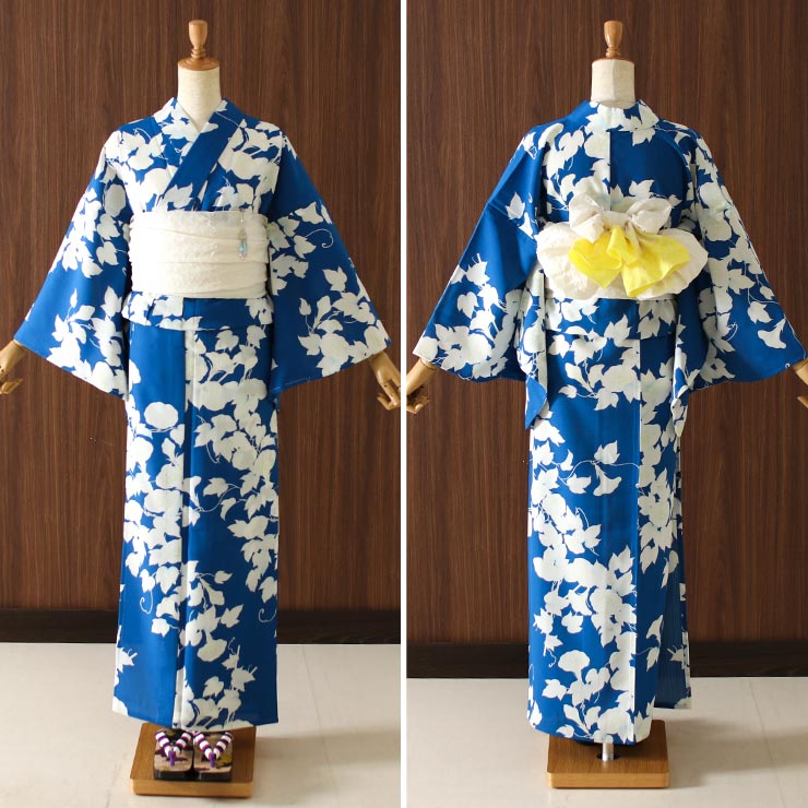 楽天市場】＼2点で3％OFFクーポン／[ 洗える 浴衣 ] おぼろ朝顔