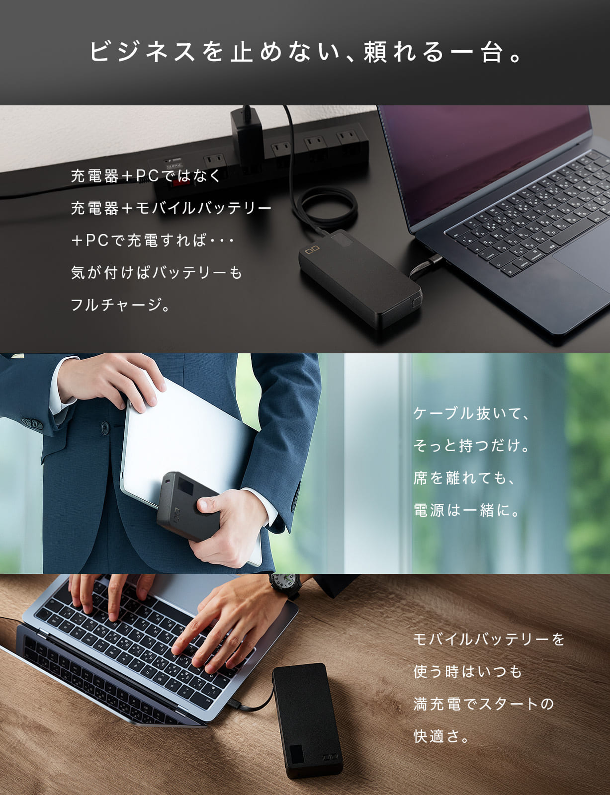 楽天市場】CIO SMARTCOBY Pro CABLE 100W 20K | モバイルバッテリー