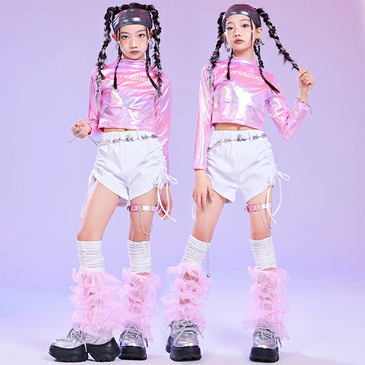 楽天市場】ショット丈トレーナー へそ出し ピンク スパンコール