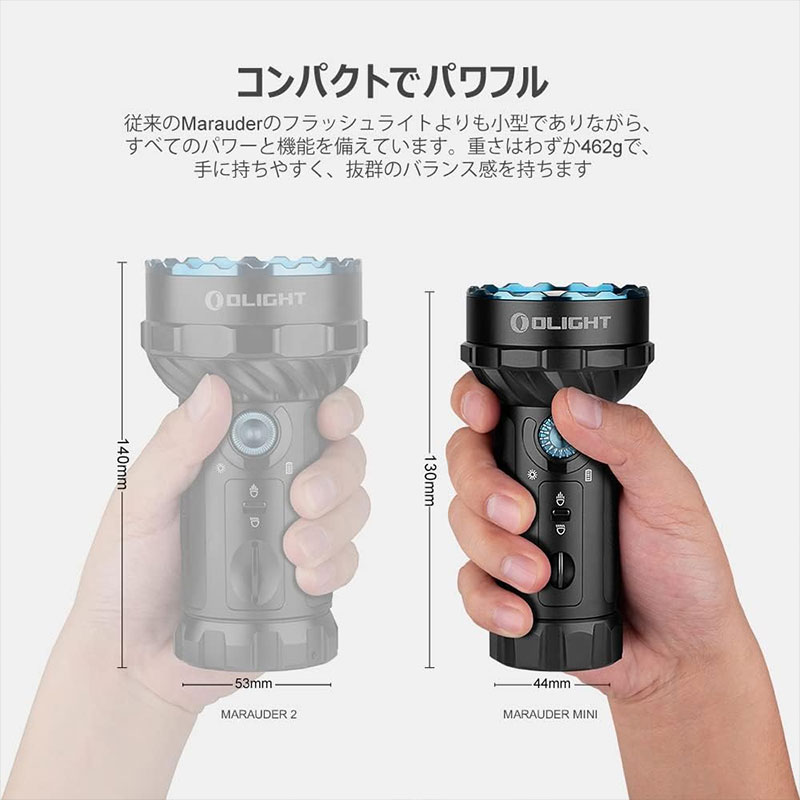 楽天市場】OLIGHT オーライト Marauder MINI 懐中電灯 ledフラッシュ
