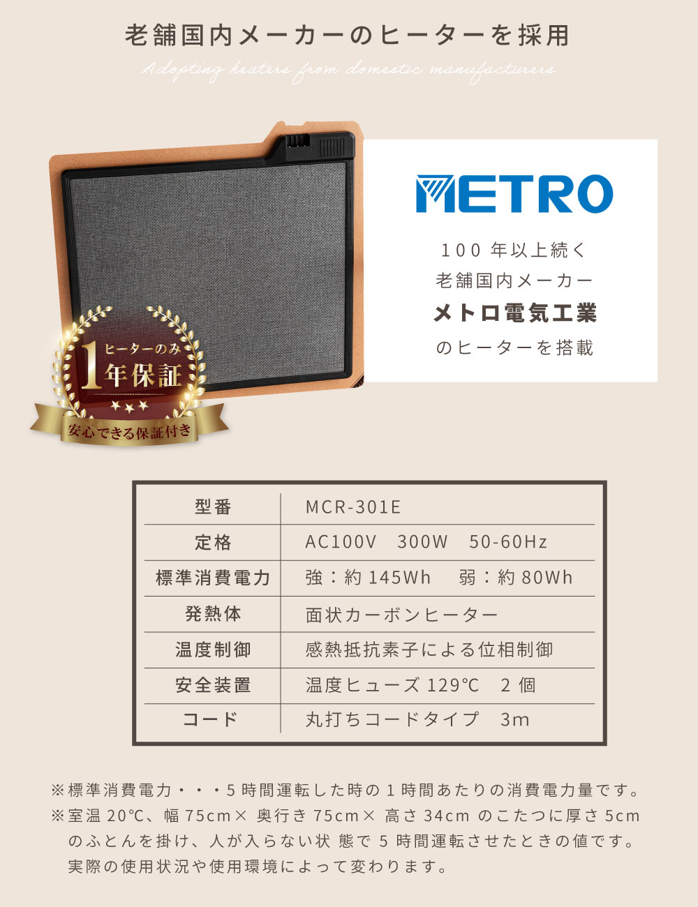 楽天市場】こたつ フラットヒーター 丸型 円形 90 90 こたつテーブル