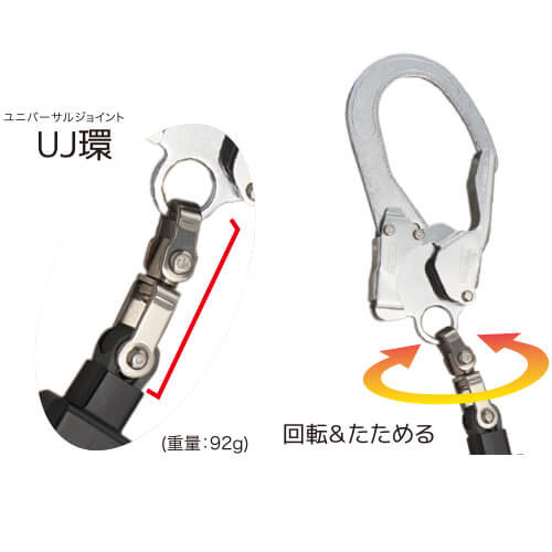 楽天市場】安全帯 タイタン TITAN サンコー Ribra リブラ 2丁掛け 巻取