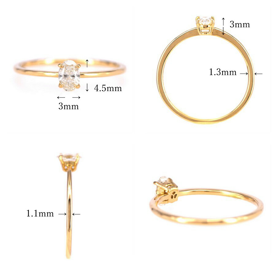 楽天市場】【鑑定書】 ダイヤモンド リング 18金 0.2 カラット 50歳