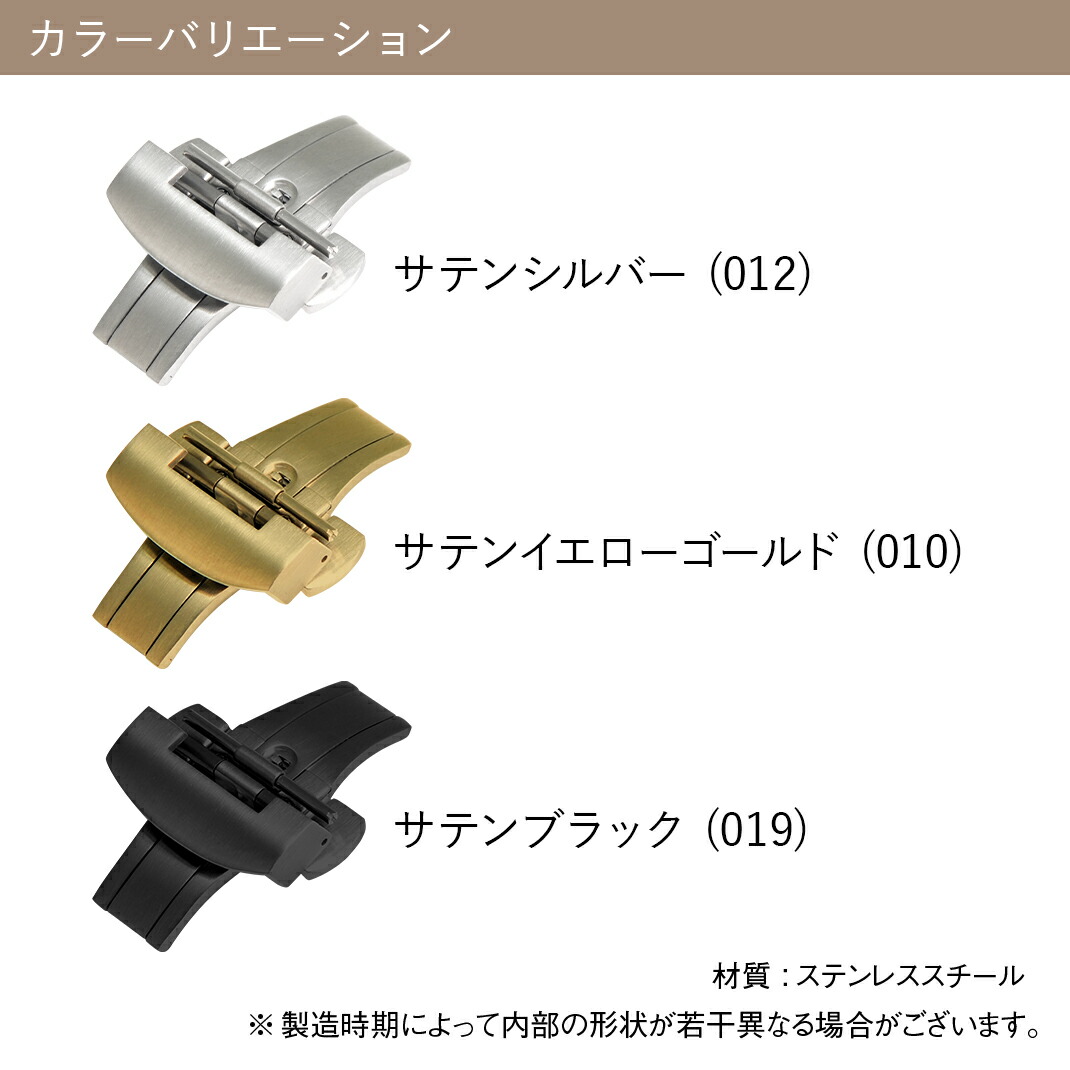 楽天市場】パネライ向け両開き(観音開き)Dバックル 高級ステンレス