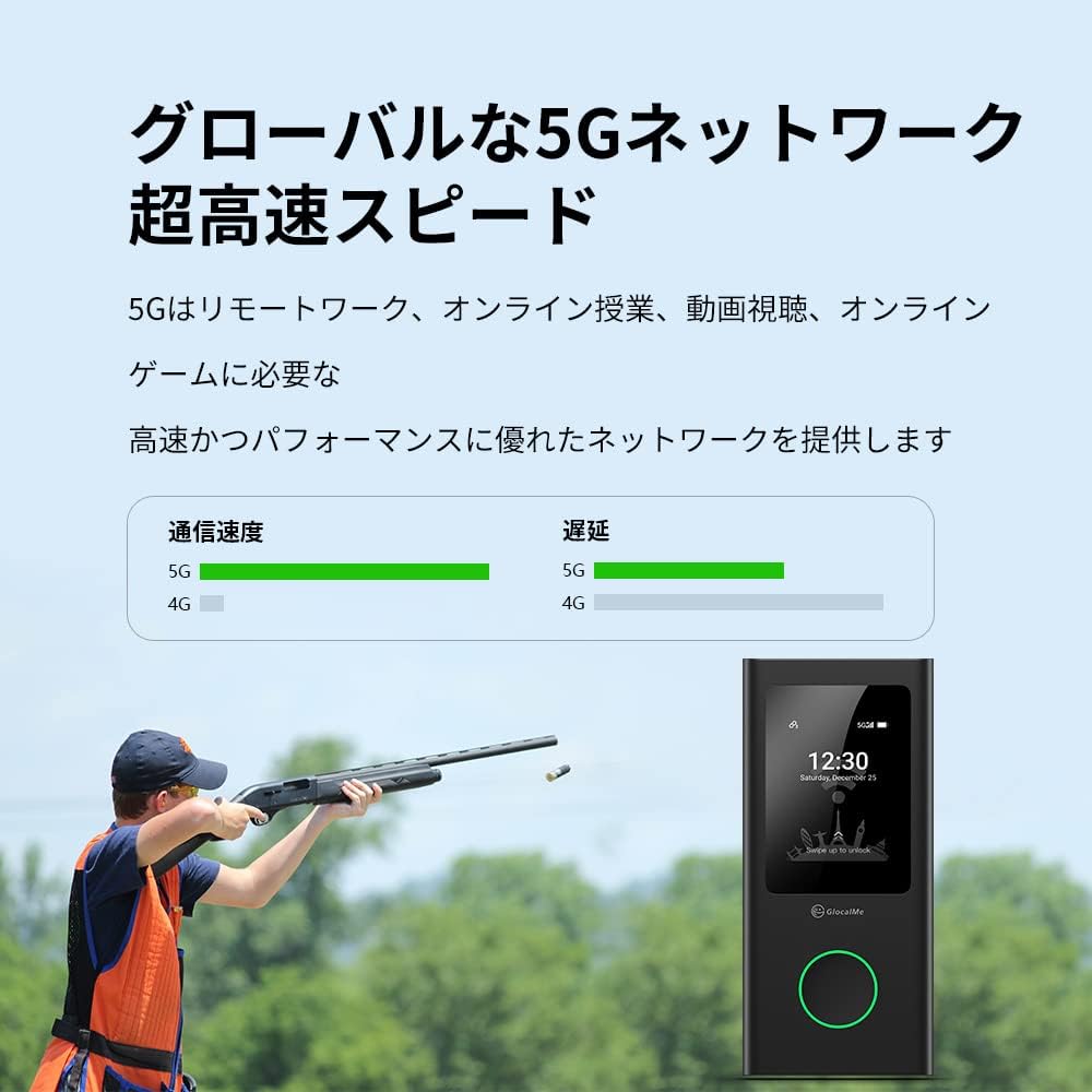 楽天市場】GlocalMe Numen Air U50 5G モバイル ルーター Wi-Fi 5