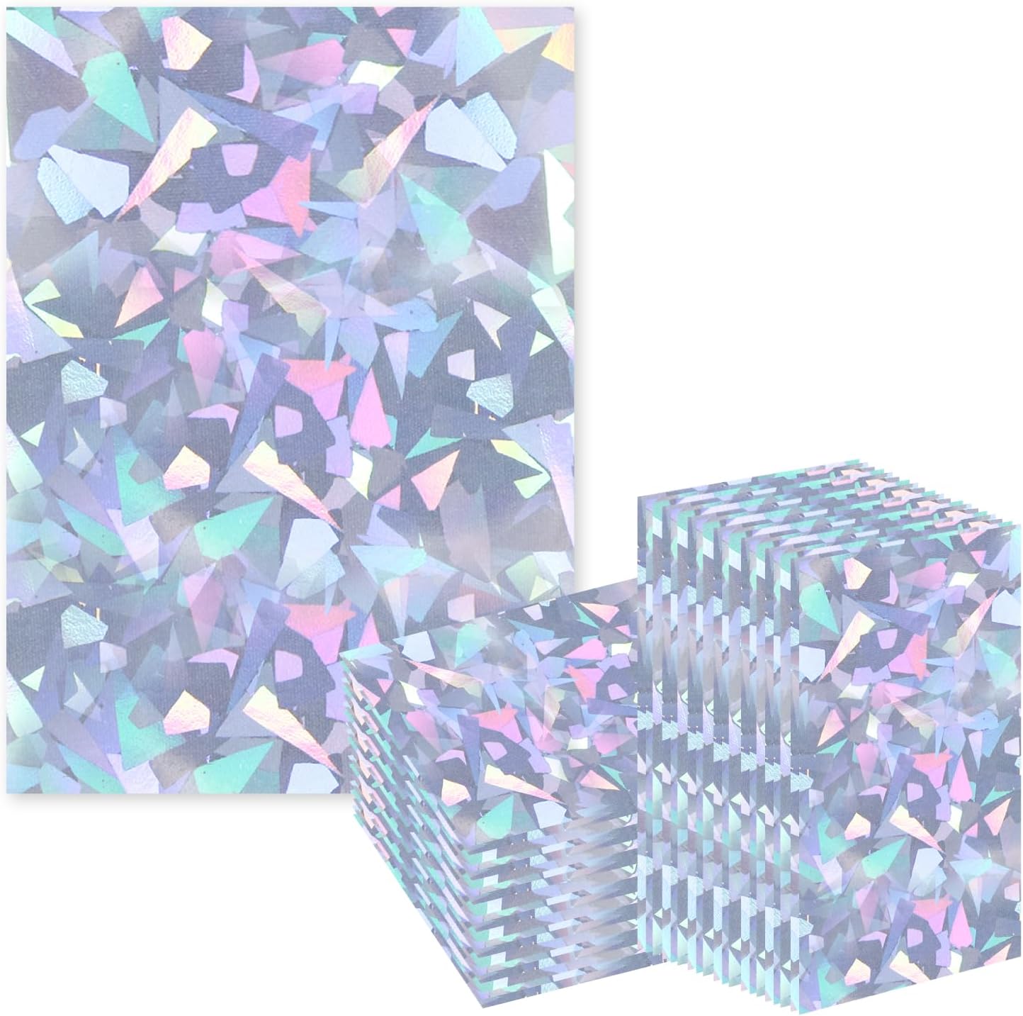 楽天市場】カードスリーブ ホログラム クリア ハードタイプ クリスタル