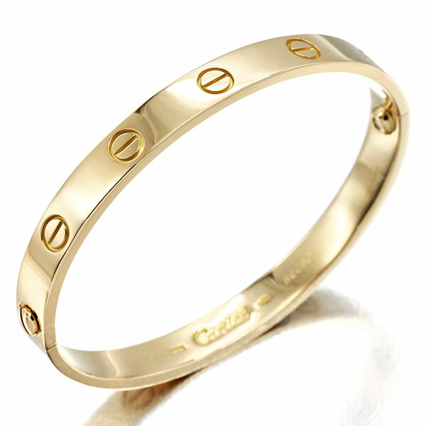 楽天市場】カルティエ Cartier 旧型 ラブブレス K18YG #16 イエロー