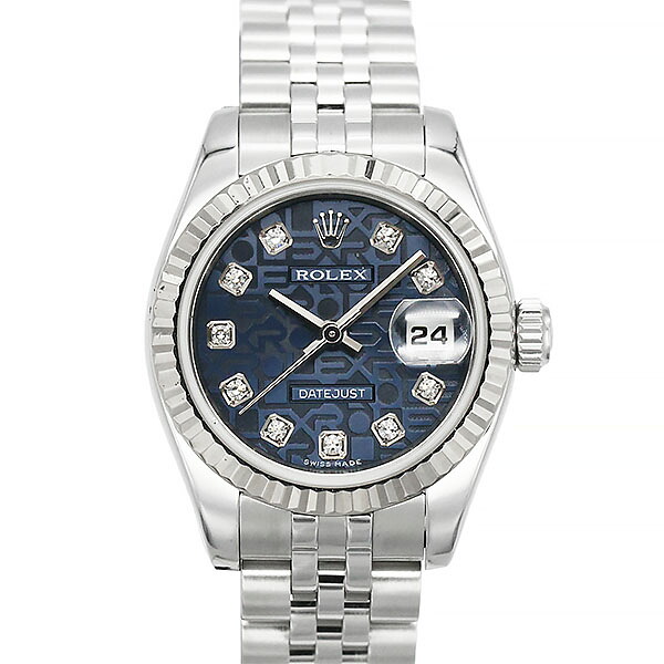楽天市場】ロレックス ROLEX デイトジャスト 179174G 10Pダイヤ 彫り