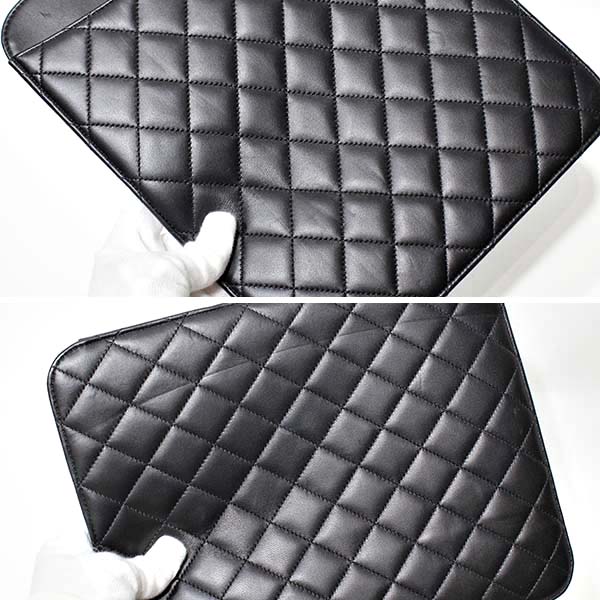 楽天市場】シャネル CHANEL マトラッセ iPadケース ラムスキン 革