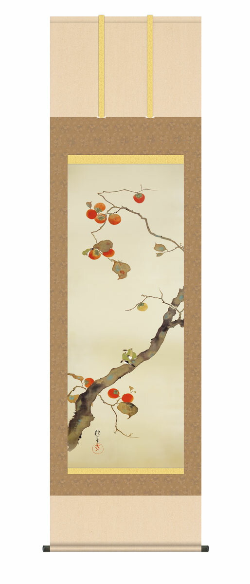 楽天市場】掛け軸 掛軸 紫陽花双鶏図 あじさいそうけいず 幅54.5×高さ