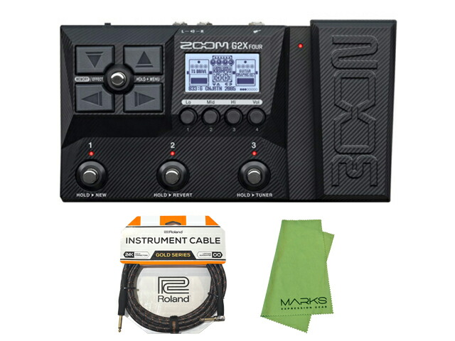 楽天市場】ZOOM G2X FOUR + Roland ケーブル セット ギター