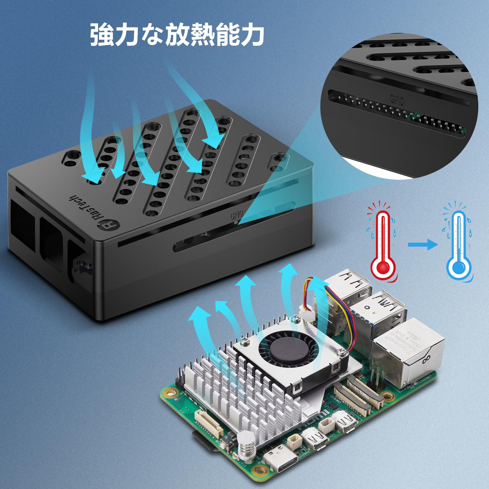 楽天市場】RasTech Raspberry Pi 5 8GB セット Raspberry Pi 5 8gb