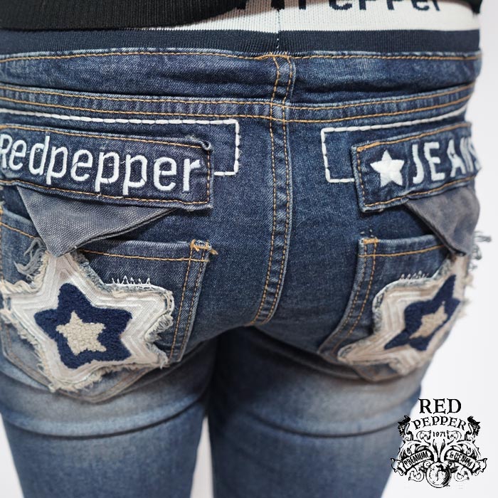 楽天市場】RED PEPPER レッドペッパー レディース スターワッペン