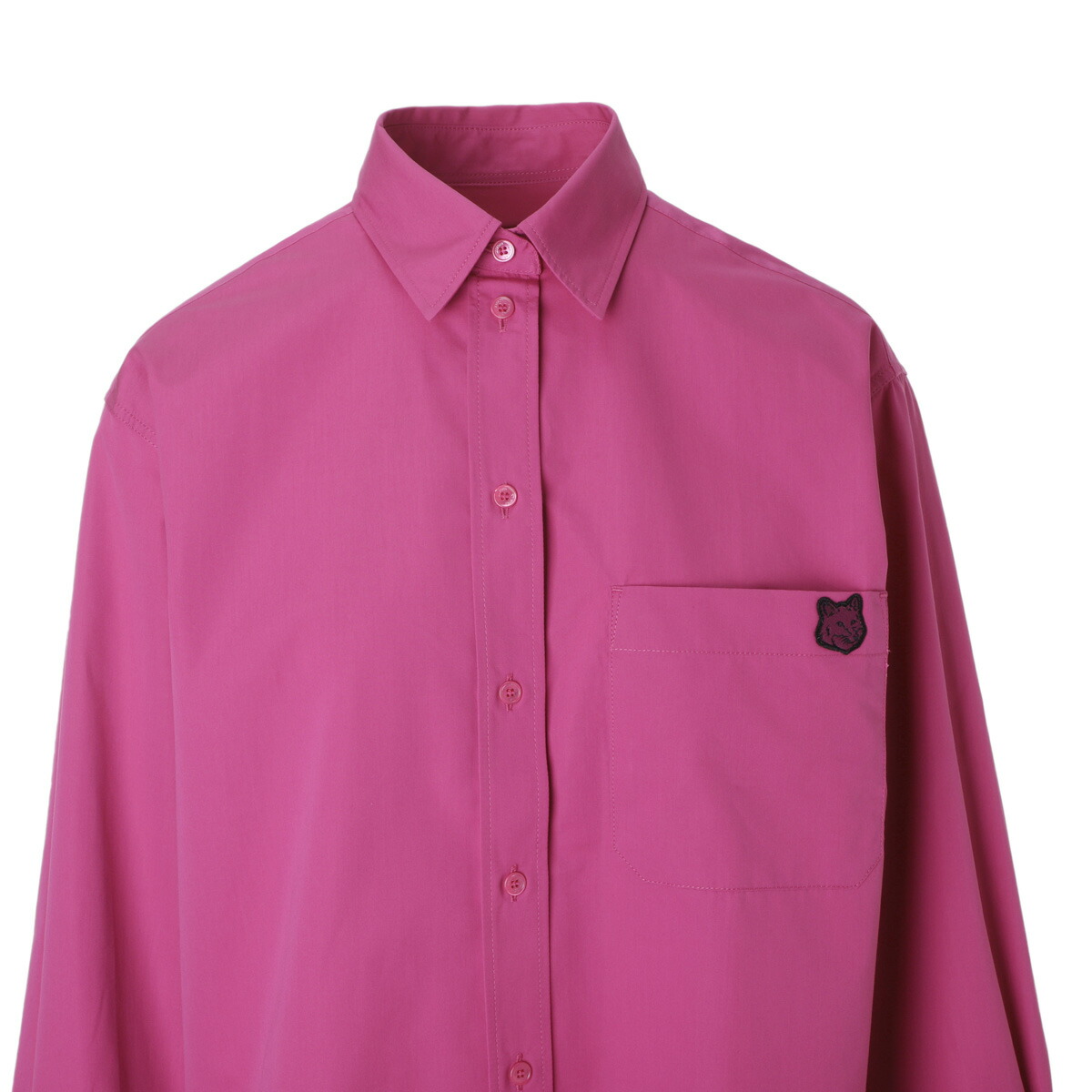 楽天市場】メゾンキツネ MAISON KITSUNE 長袖レギュラーカラーシャツ