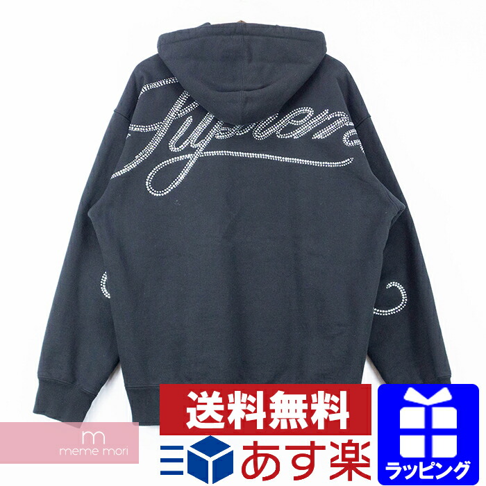 楽天市場】Supreme 2019AW Rhinestone Script Hooded Sweatshirt