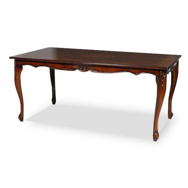 楽天市場】ダイニングテーブル マホガニー 幅165cm クラシック調 猫足