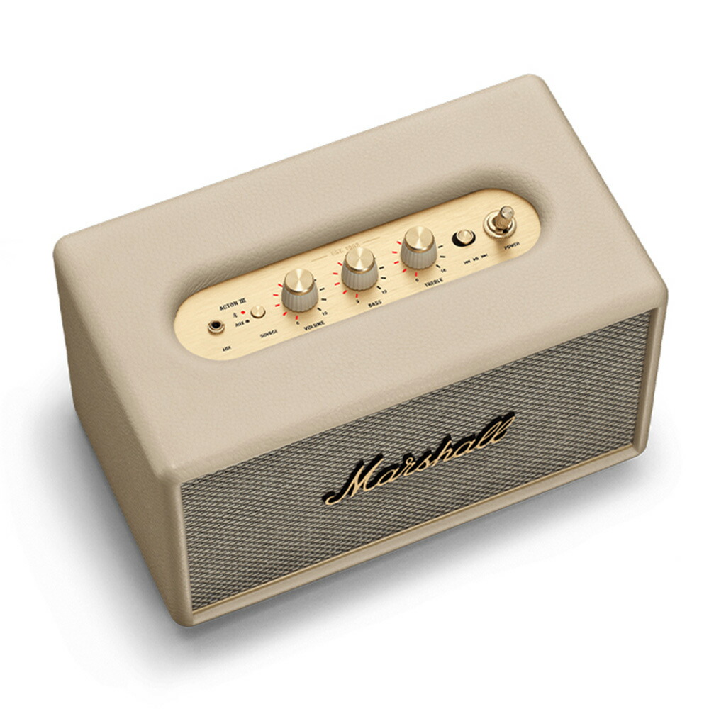 楽天市場】マーシャル スピーカー Marshall ACTON3 Bluetooth クリーム