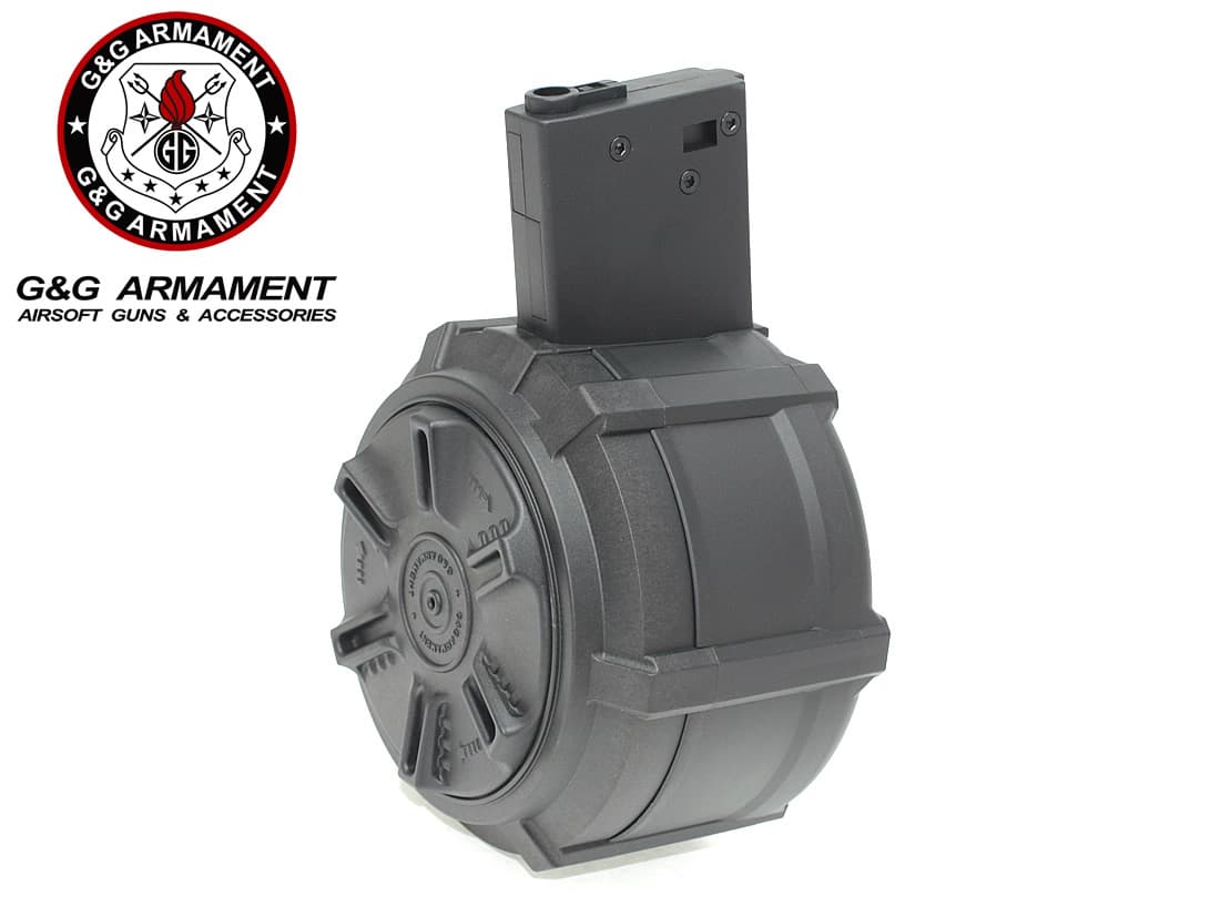楽天市場】【送料無料】G&G M4/M16 2300連 ドラムマガジン G-08-171